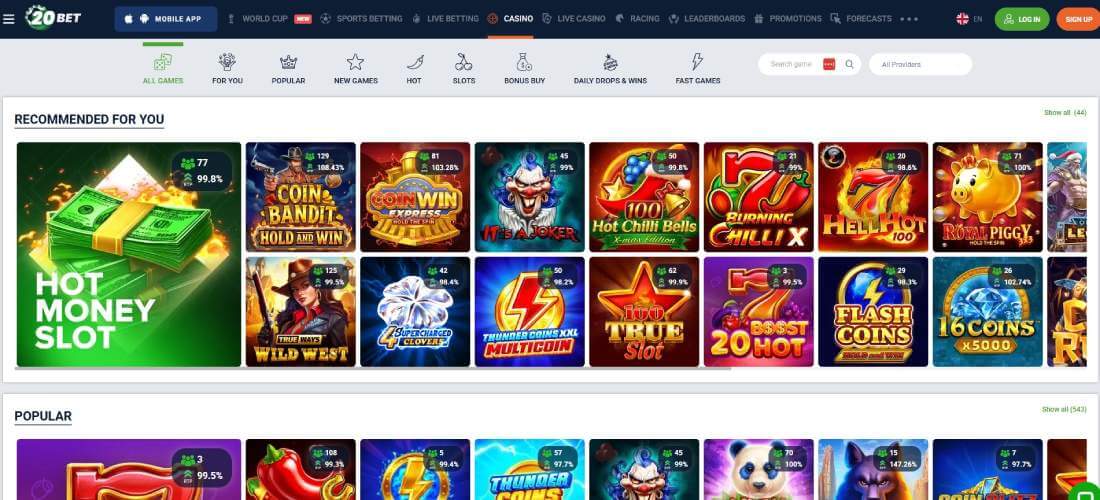 20Bet Casino