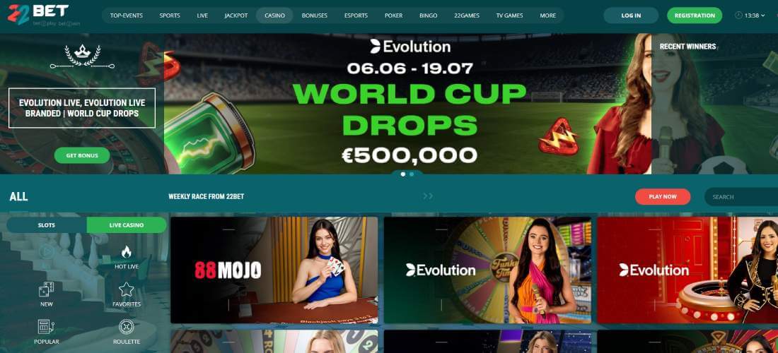 22Bet Casino